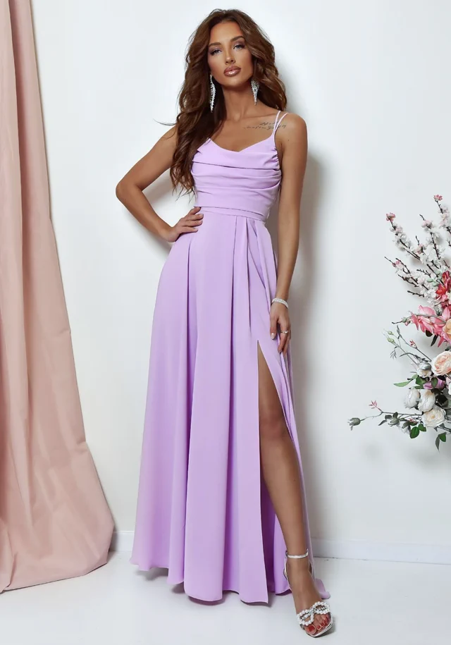 sukienka maxi wiazane plecy duet valeria gladka liliowa.webp